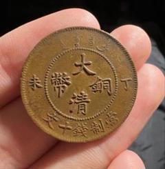 中国古銭　中華民国　詳細不明 1912年 中国民国元年 四川軍政府 5角 $0.5 PCGS-XF Detail
