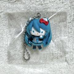 初音ミク ハローキティコラボ ボールチェーン キーホルダー コンプリートセット 初音ミク×ハローキティ ボールチェーンマスコット 初音ミク