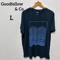 美品 Goodfellow & Co波模様 Tシャツ 【L】