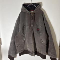 TOUGH DUCK 90sカバーオールダック地フリースライナーフェード厚手