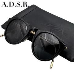 A.D.S.R. adsr サングラス DAZ01 ブラック ラウンド