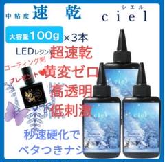 専用レジン液 シエル6本、コーティング剤3本☆ 専用レジン液 LEDレジン液シエル10本