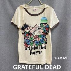 U87＊ GRATEFUL DEAD レディース フード付き Tシャツ Mサイズ