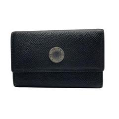BVLGARI ブルガリ レザー 黒 キーケース 6連 ビーゼロワン 付属品付き BVLGARI ブルガリ 6連 キーケース ロゴクリップ レザー ブラック