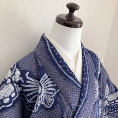 ¨̮⃝ 身丈160 紗綾形 花文様 絞り浴衣 有松絞り yukata 2025年最新】絞り浴衣 160の人気アイテム - メルカリ