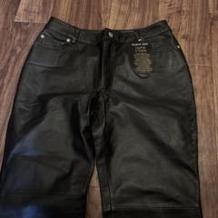 デッドストック 90s USA ビンテージ レザー パンツ 古着 本革 レア デッドストック 90s USA ビンテージ レザー パンツ 古着 本革