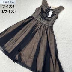 TOCCA/トッカ✨タグ付新品未使用 ノースリーブワンピース リボン サイズ4