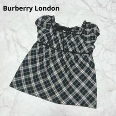 バーバリー ロンドン キッズ ノースリーブシャツ ノバチェック