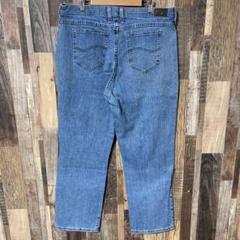 リー ジーンズ ロゴ L メンズ ブルー デニム パンツ USA古着 90s