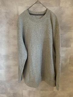 ユニクロ　UNIQLO ニットフリース　トレーナー　スウェット　グレー　L