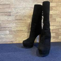 PRADA プラダ ブーツ ブラック ロングブーツ 靴 351/2