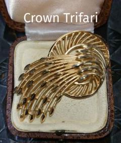 lotuscloud 2496⭐️TRIFARI トリファリ ブローチ ビンテージ lotuscloud 2370⭐️TRIFARI トリファリ ブローチ ビンテージ