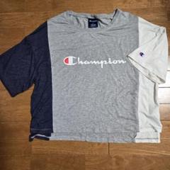 Champion カラーブロック Tシャツ Lサイズ