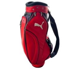 美品！早い者勝ち！ PUMA 赤&黒コラボ キャディバッグ プーマ（PUMA）（メンズ）ゴルフ キャディバッグ ベゼル コブラ