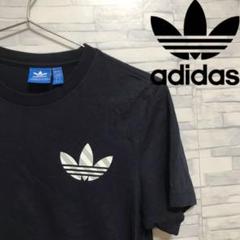 adidas originals tシャツ デカロゴ バックプリント
