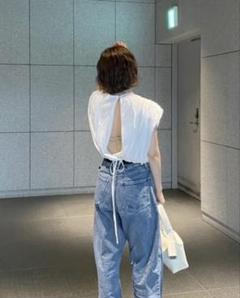 ETRETOKYO バックスリットギャザーカットソープルオーバー