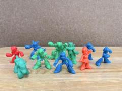 【4種セット】ロックマンワールド 消しゴム2,3,4,5 ゲームボーイ ロックマンワールド4 カセット型消しゴム