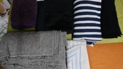 ニット生地 普通地　ベルベット ウール服地入りNO2