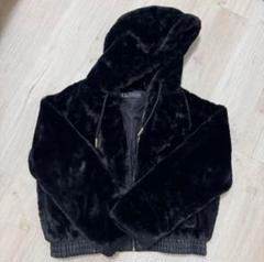 【当日発送】大人気 完売品 ZARA フェイクファージャケット ブラック ZARA フード付き ブラック フェイク ファージャケットM - メルカリ