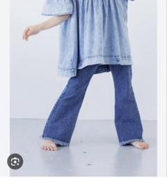 ローリーズファーム　キッズ　デニムフレアパンツ110