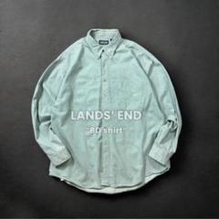 LANS’END 90s USA製 L/S shirt ランズエンド BDシャツ