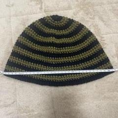 ハンドメイド　ニットクロシェ　ビーニー