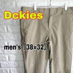 C997【Dickies】ワークパンツ 薄生地【メンズ38×32】ベージュ
