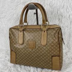CELINE ハンドバッグ ミニボストンバッグ マカダム柄 ブラゾンロゴ