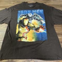 IRON MAN 3 アイアンマン　Tシャツ　プリント　ダークブラウンのサムネイル