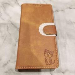 for oppo reno 10Pro 5G ケース　ライトブラウン　ネコ柄