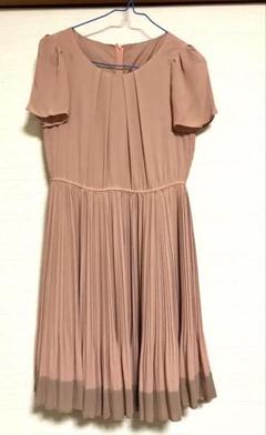 結婚式 ドレス ネットデマミーア ピンク 半袖 ワンピース Mサイズ 美品
