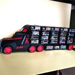 トラック型ミニカーNJ1008 黒/赤 デコトラ23台＋2台 トラック型ミニカーNJ1008 黒/赤 デコトラ23台＋2台 - メルカリ