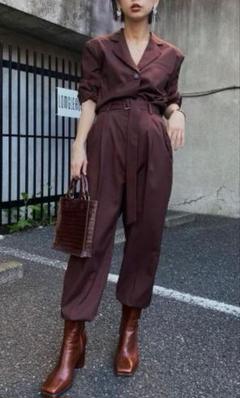 美品　完売　AmeriVintage アメリビンテージ　セットアップ ブラウン Ameri VINTAGE（セット/コーデ）のフリマアイテム一覧