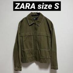【ザラ】ZARA♡新品未使用♡中綿♡フード付ジャケット♡ジップアップ【L】カーキ Zara ソフトジップアップジャケット | TikTok