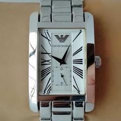 希少 稼働品 EMPORIO ARMANI スクエア型 ヴィンテージ A44 希少 稼動品 EMPORIO ARMANI スクエア型 ヴィンテージ