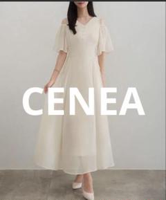 CENEA 2wayVネックシアーコルセットワンピース アイボリー　M 楽天市場】CENEA 2wayVネックシアーコルセットワンピース