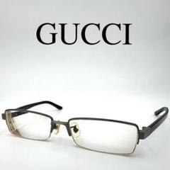 GUCCI グッチ メガネ 度入り GG-9653J サイドロゴ ハーフリム