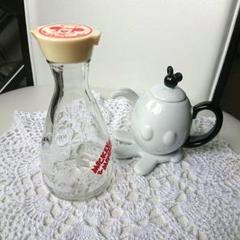 ミッキー＆ミニー キッコーマン醤油さし 昭和レトロ　4個セット 激レア ミッキー ミニー キッコーマン 醤油さし ガラス瓶 昭和