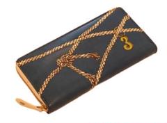 【新品】 SAN HIDEAKI MIHARA パイソン型押し 本革 長財布 新品】 SAN HIDEAKI MIHARA パイソン型押し 本革 長財布