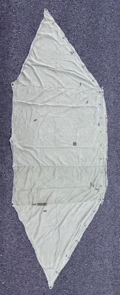 70s 米軍 実用 ステンシル入り シェルターハーフ パップテント ヴィンテージ US(米軍) シェルターハーフテント“Pup Tent(パップテント)” 2