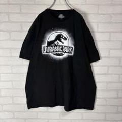 ジュラシックパーク オーバーサイズ プリントtシャツ ムービーt 黒のサムネイル