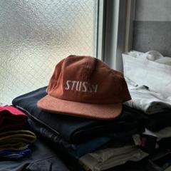 stussy キャップ オレンジ old stussy コーデュロイ - メルカリ
