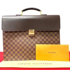 極 美品 ルイヴィトン ダミエ エベヌ ビジネスバッグ トートバッグ ブラウン