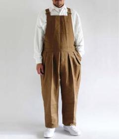 NEAT Maw別注　サロペット　オーバーオール　ペイント atelier SOMETHING W KNEE SALOPETTE/マルチウェイデニムベア