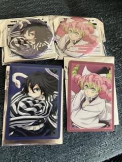 伊黒小芭内＆甘露寺蜜璃　劇場版鬼滅の刃無限城第一章　缶バッジ＆箔押しカードセット
