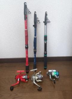 スピニングリール 4点セット　スズミ　MARADO おまけ付き❣️ スピニングリール 4点セット スズミ MARADO おまけ付き