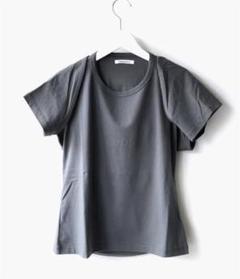 FUMIKA UCHIDA / TRIMMED DOUBLE NECK TEE / OFFWHITE/RED - 601