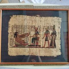古代エジプト絵　お盆 School_Egyptian_-