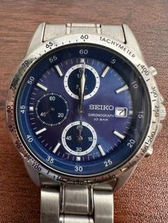 SEIKO クロノグラフ 腕時計 ネイビー 楽天市場】セイコー クロノグラフ（文字盤カラーネイビー