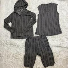 極美品/L相当　LAD MUSICIAN セットアップ　ジャージー　ジャガード柄
